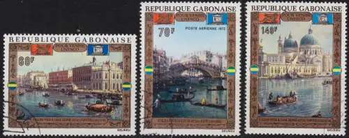 GABUN GABON [1972] MiNr 0456-58 ( O/used ) Bauwerke Venedig