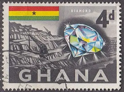 GHANA [1959] MiNr 0054 ( O/used )