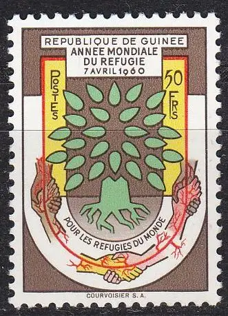 GUINEA [1960] MiNr 0043 ( **/mnh )