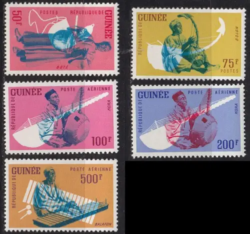 GUINEA [1960] MiNr 0113 ex ( **/mnh ) [01] Musik
