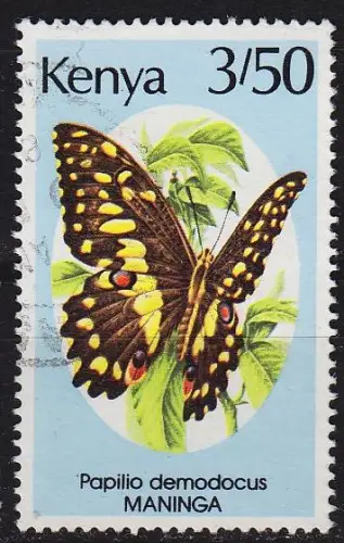KENIA KENYA [1988] MiNr 0424 ( O/used ) Schmetterlinge