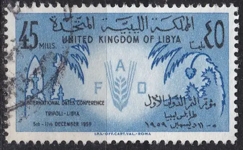 LIBYEN LIBYA [1959] MiNr 0084 ( O/used )