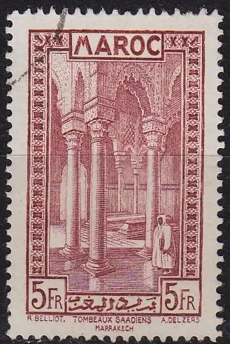 MAROKKO MAROC [1933] MiNr 0114 ( O/used )