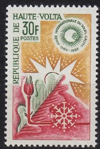OBERVOLTA HAUTE-VOLTA [1964] MiNr 0152 ( **/mnh ) Weltraum