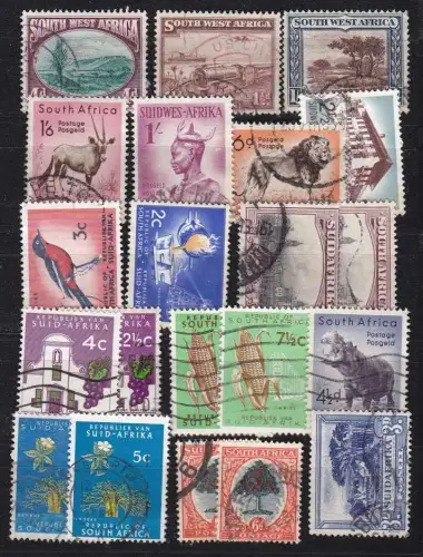 SÜDAFRIKA SOUTH AFRICA [Lot] 12 ( O/used ) reichhaltig