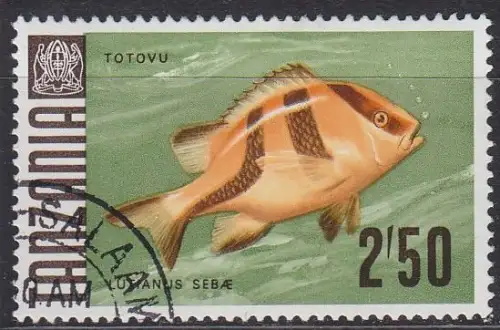 TANSANIA TANZANIA [1967] MiNr 0031 ( O/used ) Fische