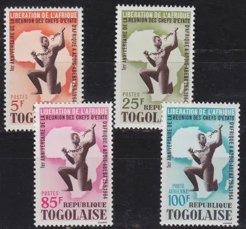 TOGO [1964] MiNr 0426-29 ( **/mnh )