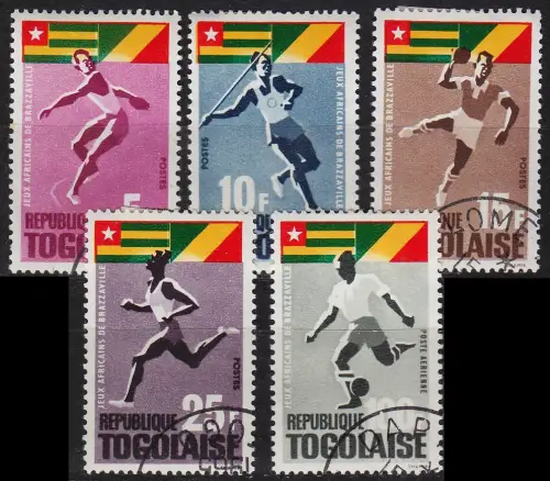 TOGO [1965] MiNr 0467-71 ( O/used ) Sport