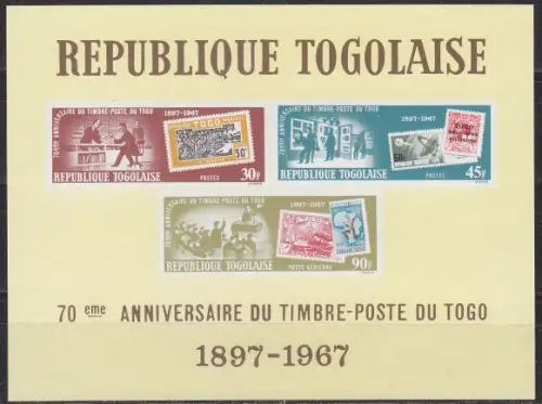 TOGO [1967] MiNr 0614 Block 31 ( **/mnh ) Briefmarken