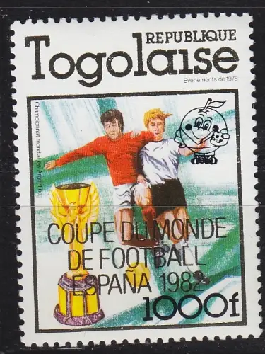 TOGO [1980] MiNr 1499 ( **/mnh ) Fussball