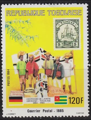 TOGO [1984] MiNr 1704 ( **/mnh ) Post