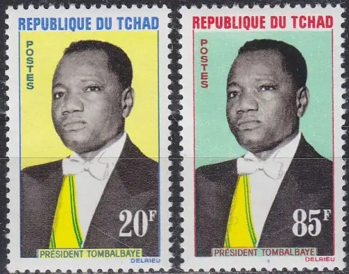 TSCHAD CHAD [1963] MiNr 0094-95 ( **/mnh )