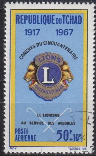 TSCHAD CHAD [1967] MiNr 0183 ( O/used ) Post