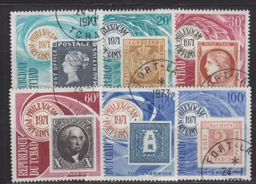 TSCHAD CHAD [1971] MiNr 0342-47 ( O/used ) Briefmarken