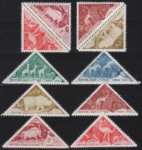 TSCHAD CHAD [Porto] MiNr 0023 ex ( **/mnh ) [01] Tiere