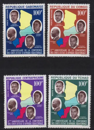 TSCHAD CHAD [1964] MiNr 0116 ( **/mnh ) [01] auch Zentr.Afrika,Gabun,Kongo