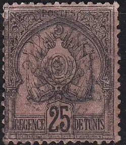 TUNESIEN TUNISIA [1888] MiNr 0013 ( O/used )