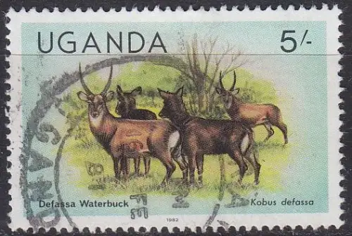 UGANDA [1979] MiNr 0268 II ( O/used ) Tiere