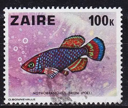 ZAIRE [1978] MiNr 0556 ( O/used ) Fische