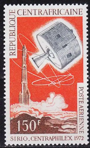 ZENTRALAFRIKA CENTRAL AFRICA [1972] MiNr 0282 ( **/mnh ) Weltraum