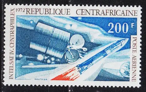 ZENTRALAFRIKA CENTRAL AFRICA [1972] MiNr 283 ( **/mnh ) Weltraum