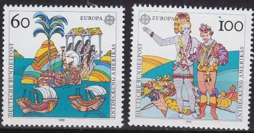 GERMANY BUND [1992] MiNr 1608-09 ( **/mnh ) CEPT