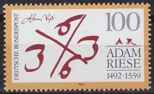 GERMANY BUND [1992] MiNr 1612 ( **/mnh )
