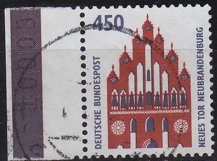 GERMANY BUND [1992] MiNr 1623 ( O/used ) [02] Sehenswürdigkeiten Rand li