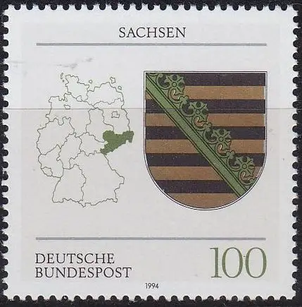 GERMANY BUND [1994] MiNr 1713 ( **/mnh ) Wappen