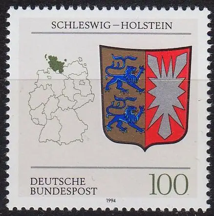 GERMANY BUND [1994] MiNr 1715 ( **/mnh ) Wappen