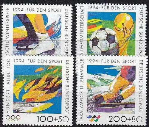 GERMANY BUND [1994] MiNr 1717-20 ( **/mnh ) Olympiade