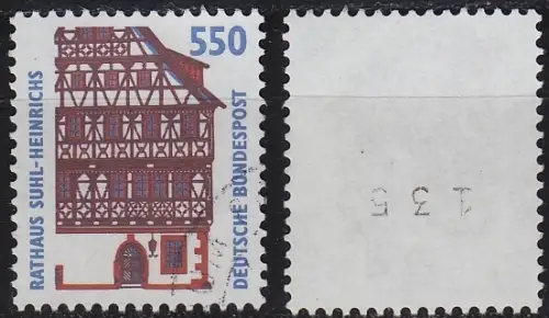 GERMANY BUND [1994] MiNr 1746 R ( O/used ) [01] Sehenswürdigkeiten