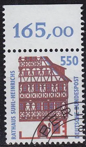 GERMANY BUND [1994] MiNr 1746 ( O/used ) [01] Sehenswürdigkeiten Rand ob