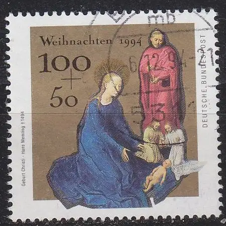 GERMANY BUND [1994] MiNr 1771 ( O/used ) Weihnachten