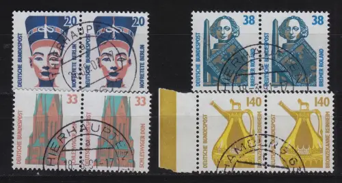 GERMANY BUND [1989] MiNr 1398-01 A ( O/used ) [01] Sehenswürdigkeiten 2er