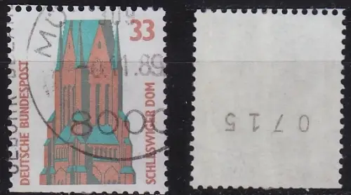 GERMANY BUND [1989] MiNr 1399 R ( O/used ) [01] Sehenswürdigkeiten