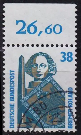 GERMANY BUND [1989] MiNr 1400 ( O/used ) [01] Sehenswürdigkeiten ORand