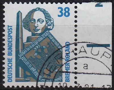 GERMANY BUND [1989] MiNr 1400 ( O/used ) [02] Sehenswürdigkeiten Rand re