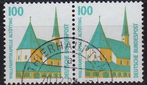 GERMANY BUND [1989] MiNr 1406 A ( O/used ) [02] Sehenswürdigkeiten 2er