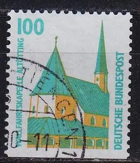 GERMANY BUND [1989] MiNr 1406 D ( O/used ) Sehenswürdigkeiten