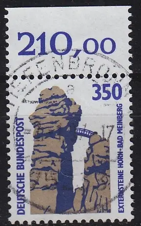 GERMANY BUND [1989] MiNr 1407 A ( O/used ) [02] Sehenswürdigkeiten ORand