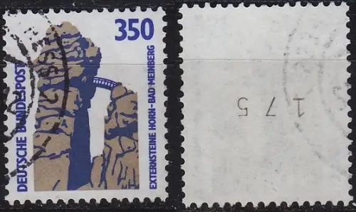 GERMANY BUND [1989] MiNr 1407 R ( O/used ) [02] Sehenswürdigkeiten