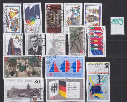 GERMANY BUND [1989] Jahr ex ( O/used ) [01] gut,sauber