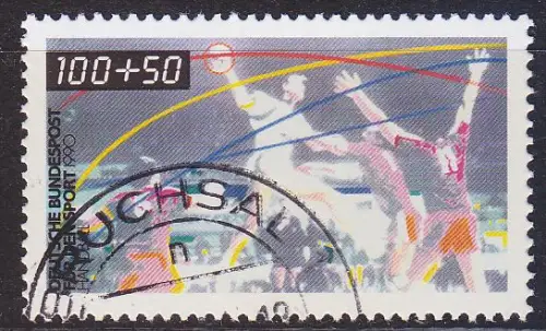 GERMANY BUND [1990] MiNr 1449 ( O/used ) Sport