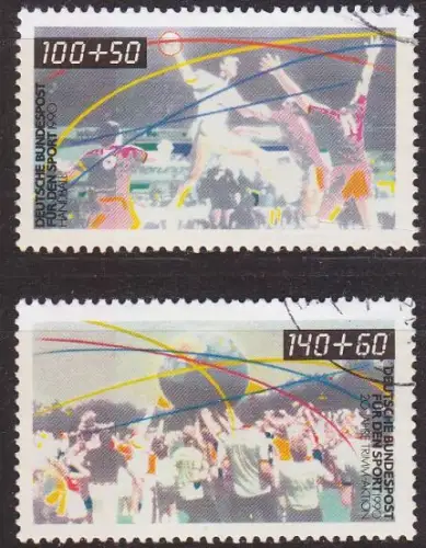 GERMANY BUND [1990] MiNr 1449-50 ( O/used ) Sport
