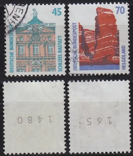 GERMANY BUND [1990] MiNr 1468-69 R ( O/used ) [03] Sehenswürdigkeiten
