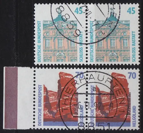 GERMANY BUND [1990] MiNr 1468-69 ( O/used ) [01] Sehenswürdigkeiten 2er