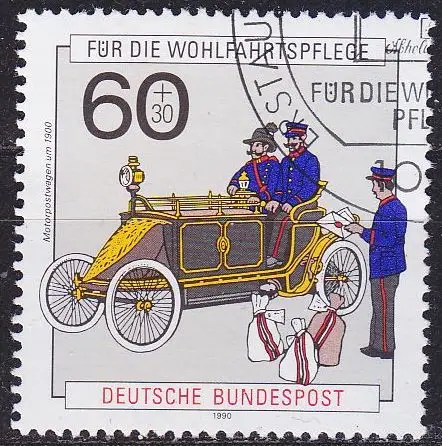 GERMANY BUND [1990] MiNr 1474 ( O/used ) Post