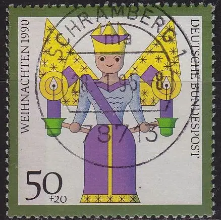 GERMANY BUND [1990] MiNr 1484 ( O/used ) Weihnachten