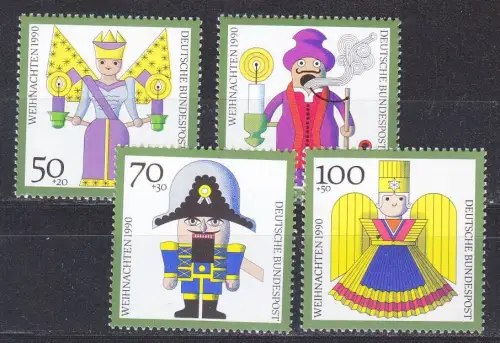 GERMANY BUND [1990] MiNr 1484-87 ( **/mnh ) Weihnachten